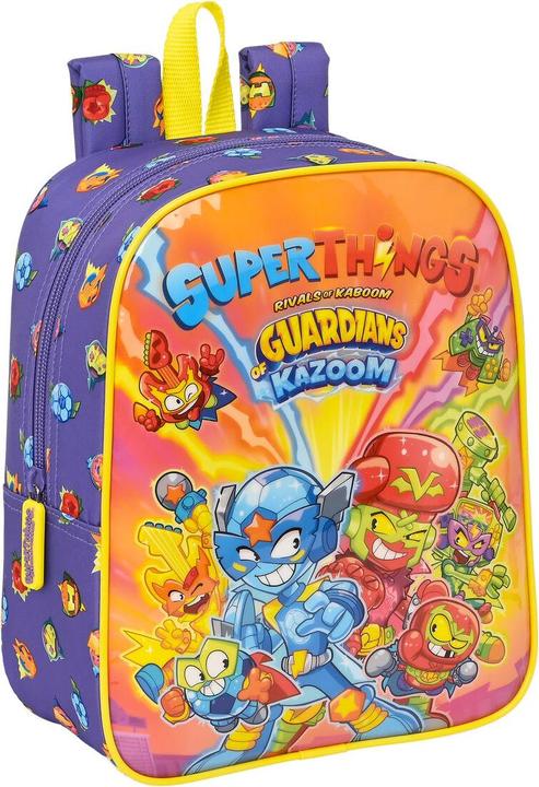 Produktbild Superthings Schulrucksack Guardians of Kazoom Lila Gelb (22 x 27 x 10 cm)