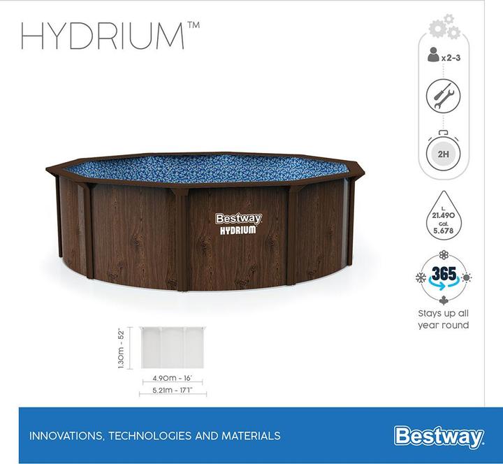 Image du produit Bestway Hydrium (Ø 488 x 130 cm)