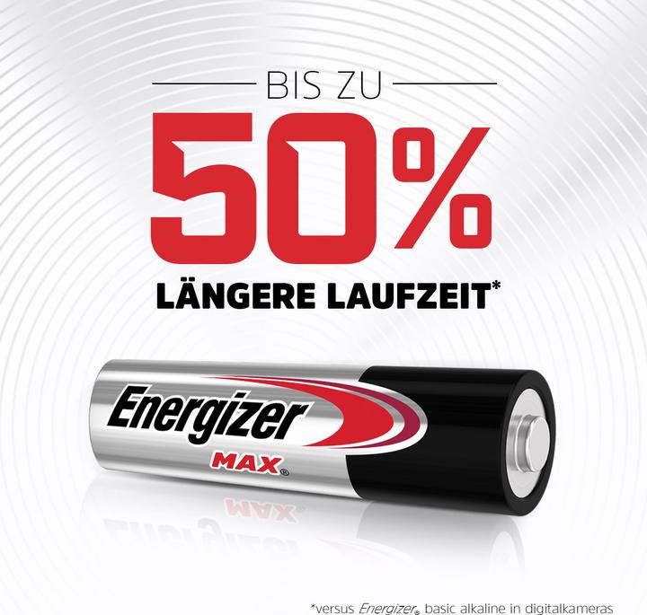 Actual product image Energizer Max Alkaline (4 pcs., AA, 2700 mAh)