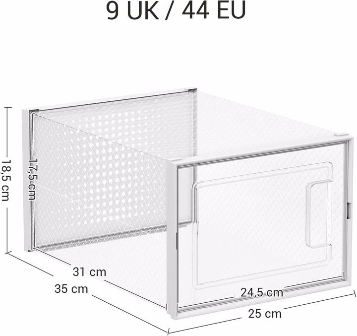 Produktbild Songmics Schuhboxen (31 x 24.5 x 17.5 cm)