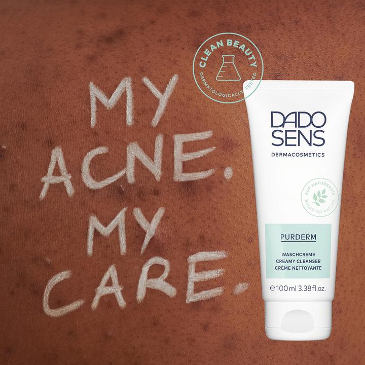 Actual product image Dado Sens PURDERM Washing Cream - Blemished and acne-prone skin (Wash cream, 100 ml)