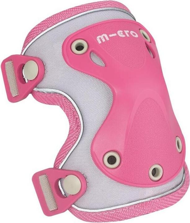 Actual product image Micro Knee/elbow pads reflective Pink M (M, Knee pad, Elbow protectors, Pair)