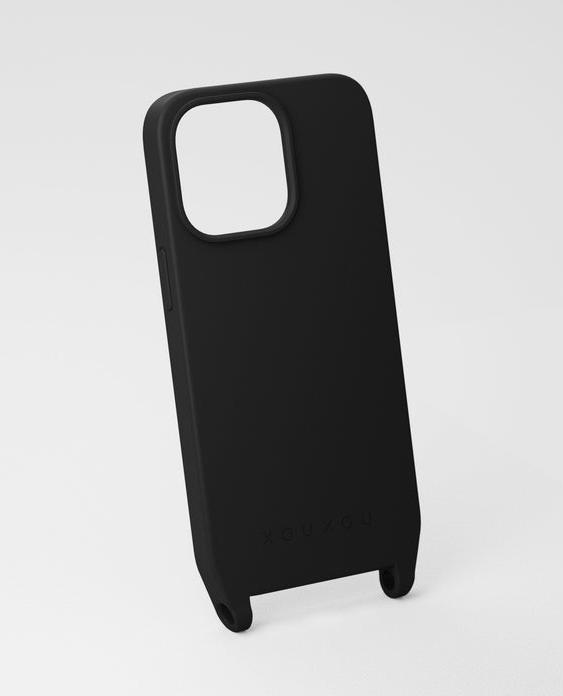 Image du produit XOUXOU Étui pour téléphone portable noir avec oeillets (MagSafe) iPhone 13 (Apple iPhone 13)