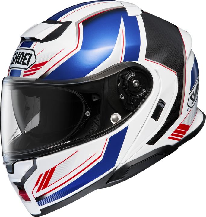 White-blue-red