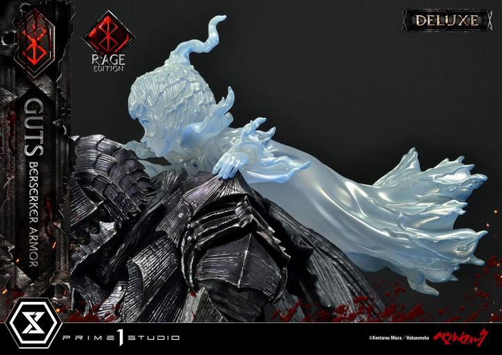 Actual product image Prime 1 Studio Berserk statuette 1/4 Guts Berserker Armor Rage Edition Deluxe Version 67 cm