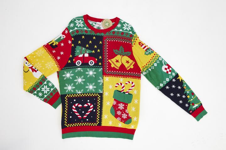 Immagine prodotto Christmas Sweats Il maglione patchwork (XL)