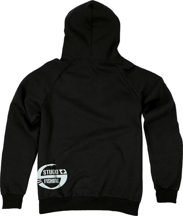 Produktbild Stucki Fishing Hoodie Because Fanatics, Schwarz (XL)