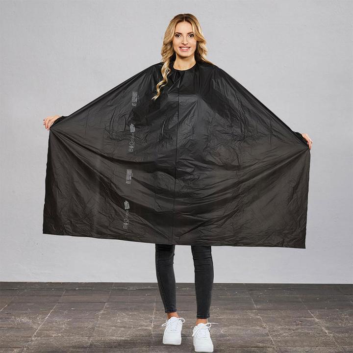 Actual product image Trend-Design BIOcape PRO disposable cape black 33 pcs.