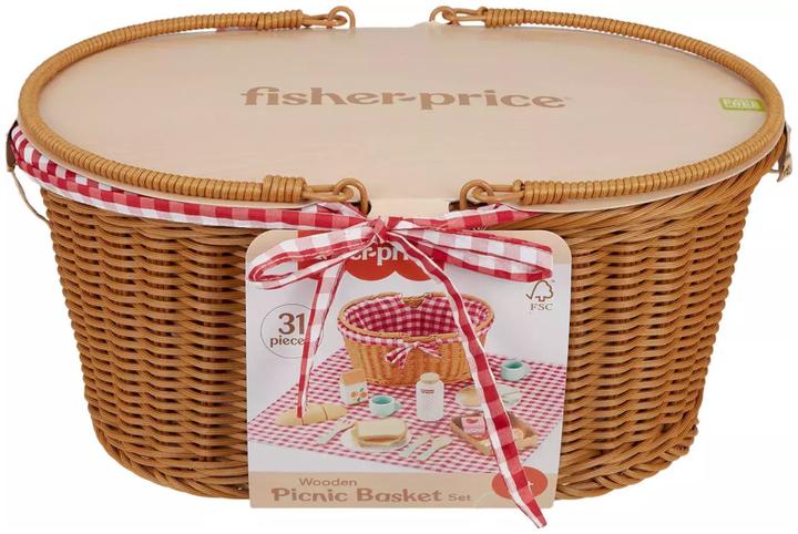 Actual product image Fisher-Price Wooden picnic basket set