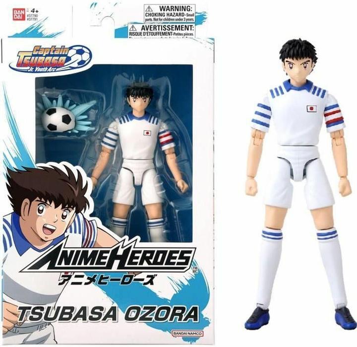 Immagine prodotto Bandai ANIME HEROES Figura del Capitano Tsubasa con accessori, 16 cm - Tsubasa Ozora