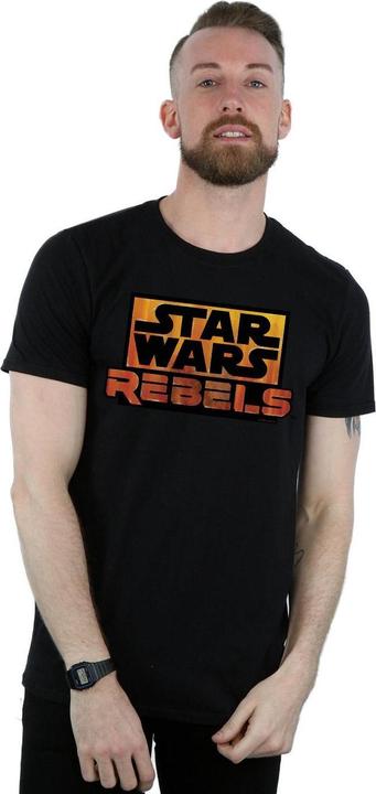 Actual product image Star Wars Mens Rebels Logo T-Shirt (XXL)