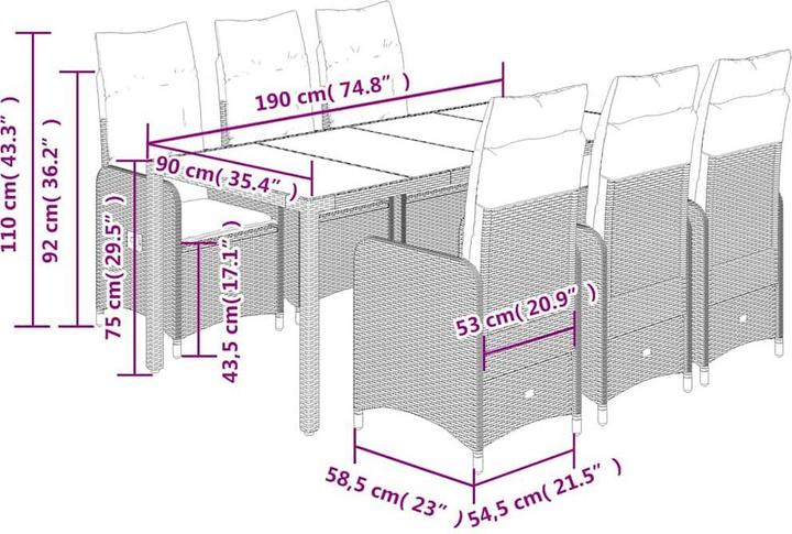 Produktbild VidaXL Bad Segeberg (90 cm)