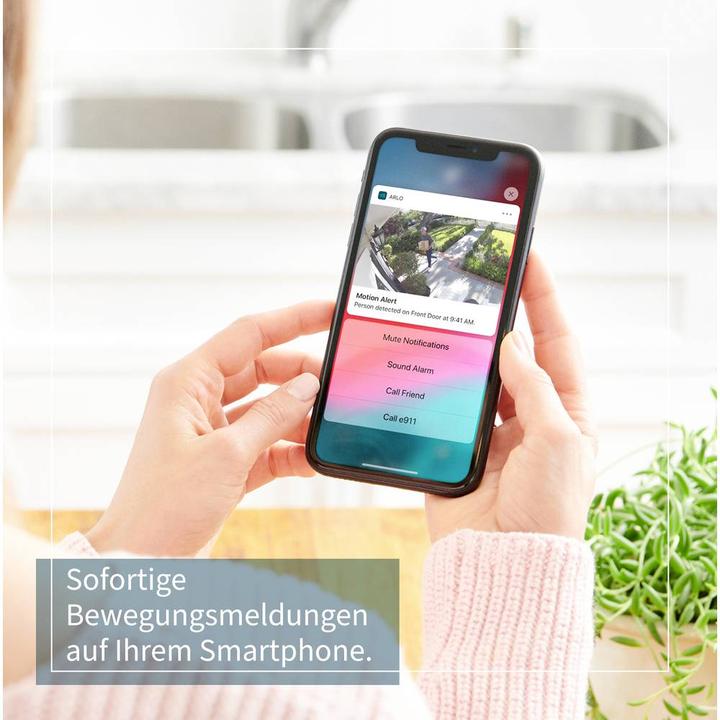 Produktbild Arlo Essential Spotlight Kamera 1er Set, weiss (1920 x 1080 Pixels)