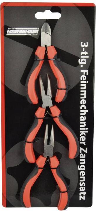 Produktbild Mannesmann M10850 Werkstatt Zangen-Set 3teilig