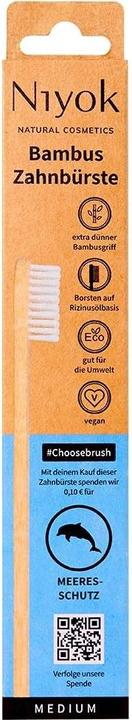 Produktbild Niyok Handzahnbürste Meeresschutz 1 Stück (Weich, 1 x)