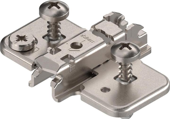 Actual product image Blum Cross mounting plates CLIP Corner mounting (1 pcs.)