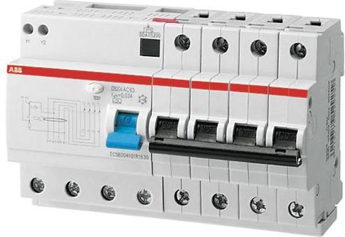Busch-Jaeger Busch-Jäger DS204A-B16/0,03 Combinazione FI/LS 6kA,4P,tipo A,B 16A,30mA DS204 A-B16/0,03