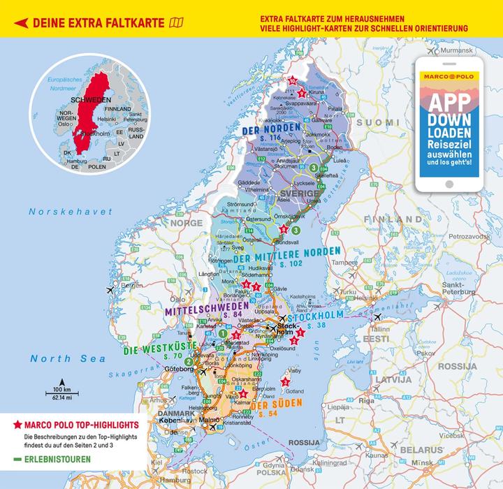 Actual product image Reiseführer Schweden (German, Karin Bock-H�ggmark, Clemens Bomsdorf, 2023)