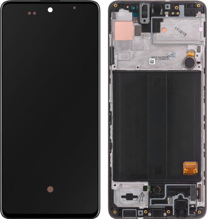 Produktbild Samsung LCD-Display + Touch-Einheit A515 Galaxy A51 Schwarz (Service Pack) (Display, Galaxy A51)