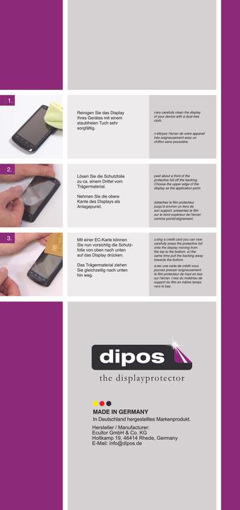 Energy Label Dipos Screen Protector Crystalclear for Panasonic HC-V808 (Screen protector)