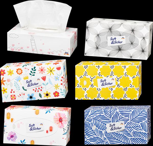 Image du produit dm Soft&Sicher Conception de la boîte de mouchoirs