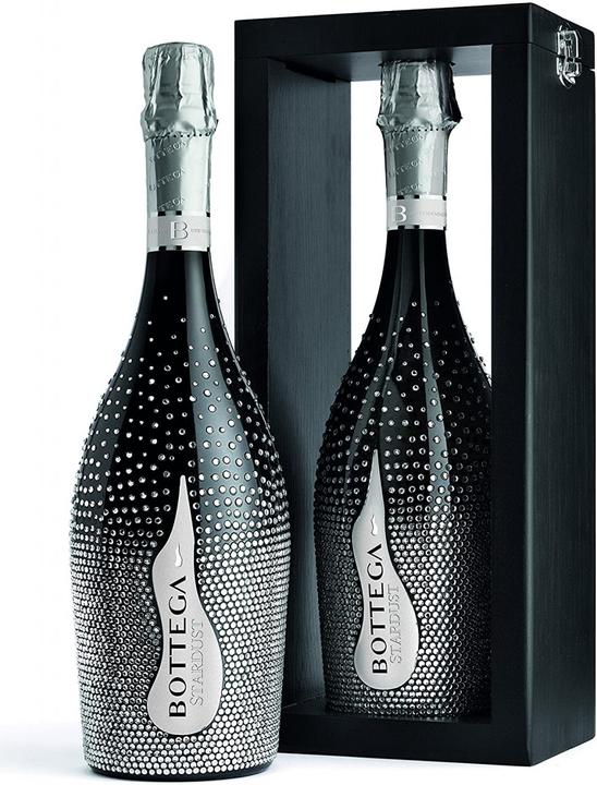 Actual product image Bottega STARDUST Prosecco Special Edition with wooden frame Magnum 1.5 Liter (1 x 150 cl)