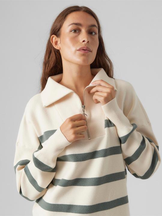 Actual product image Vero Moda High Neck Zipper Blouse (XL)
