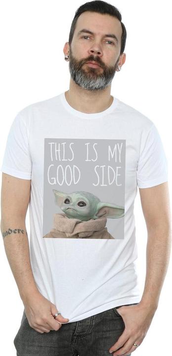 Immagine prodotto Star Wars The Mandalorian The Child Good Side Maglietta Uomo (L)