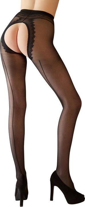 Produktbild Cottelli Collection Strumpfhose Ouvert, Mit Ziernaht (5)