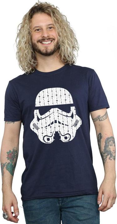 Immagine prodotto Star Wars Christmas Stormtrooper Helmet Maglietta Uomo (3XL)