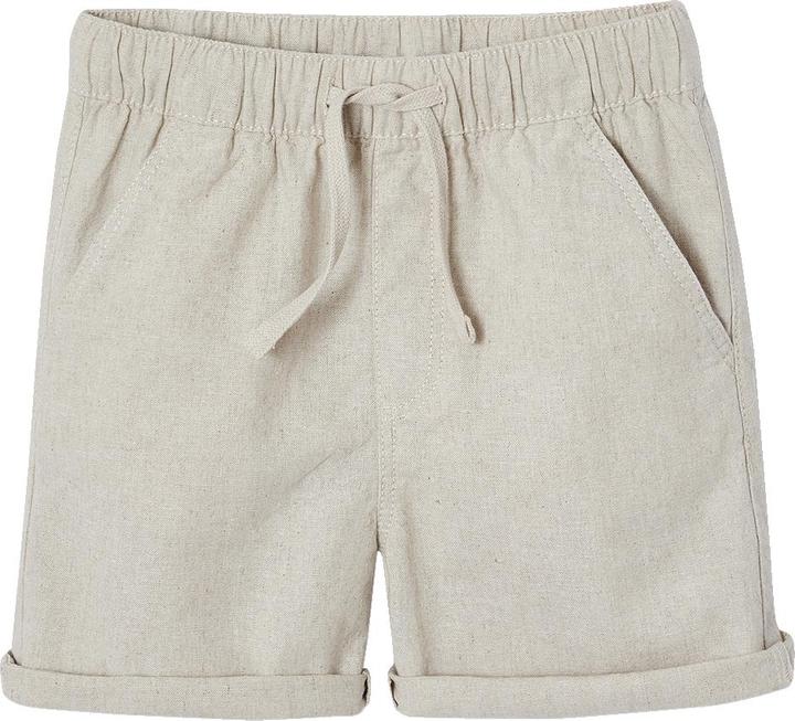 Vertbaudet Jungen Shorts, Leinen-Mix