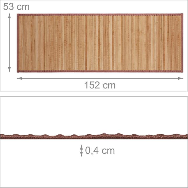 Image du produit Relaxdays Tapis Sortie de Bain Douche (53 x 152 cm)