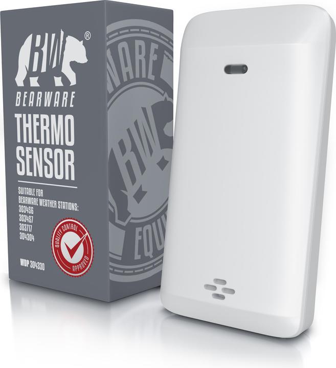 Produktbild Bearware Aussensensor für Wetterstationen, Temperatur & Luftfeuchtigkeit, 433MHz, Erweiterung inkl. Batterie