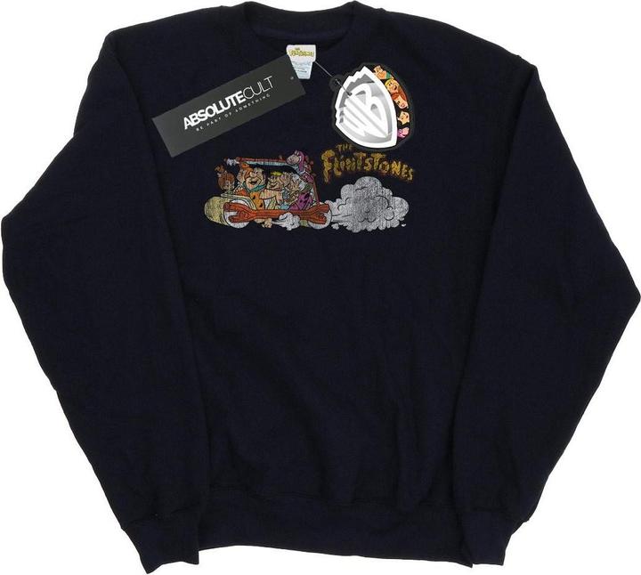 Produktbild The Flintstones Family Car Distressed Sweatshirt (XXL)