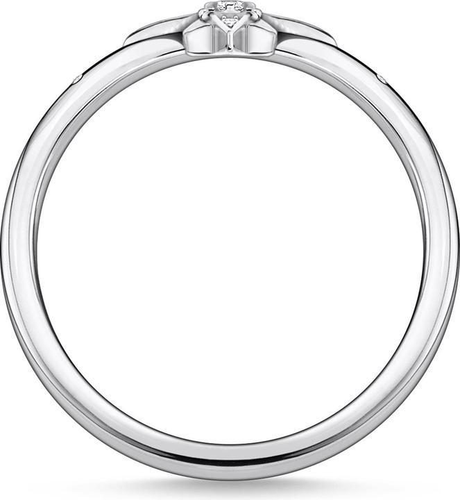 Produktbild Thomas Sabo Ring Stern Mit Steinen Silber (58, 925 Silber)