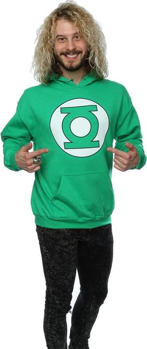 Actual product image Mens Green Lantern Logo Hoodie (XXL)