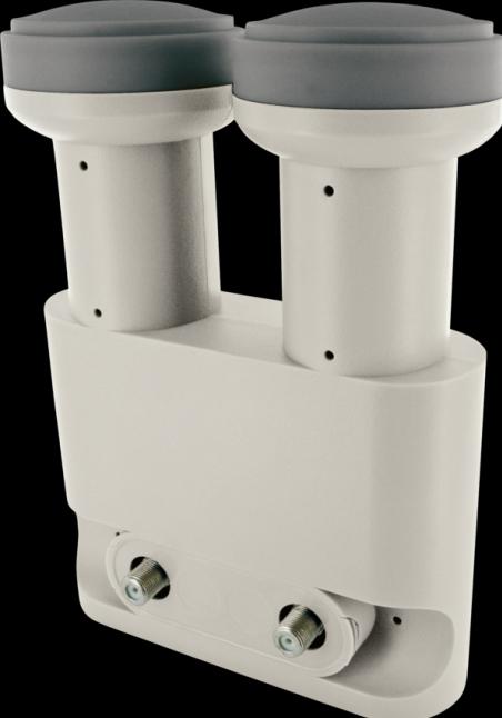 Actual product image Schwaiger Digital Monoblock Twin LNB (Twin LNB, 40mm)
