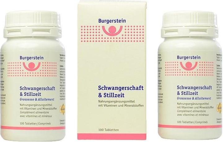 Image du produit Burgerstein Grossesse et allaitement (90 comprimés) (90 pièce(s), Cachets, 166 g)