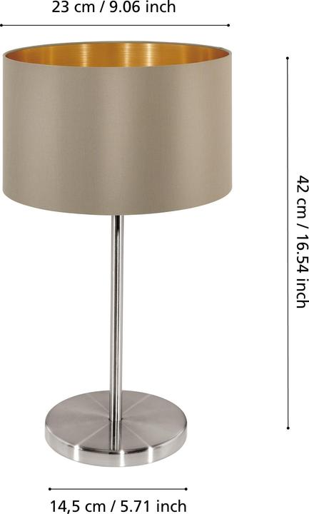 Or, Nickel mat, Taupe