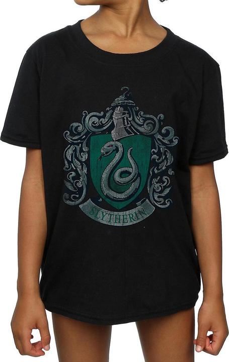 Actual product image Girls Slytherin Cotton T-Shirt (152, 158)