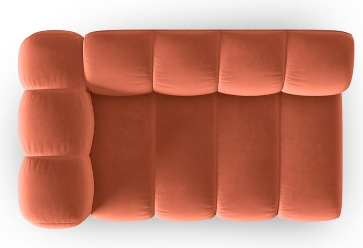 Image du produit Micadoni Canapé Modulable Gauche en Velours, "Lupine", 2 Places, 145x95x70Fabriqué en Europe (2 places, 3 places, 4 places)