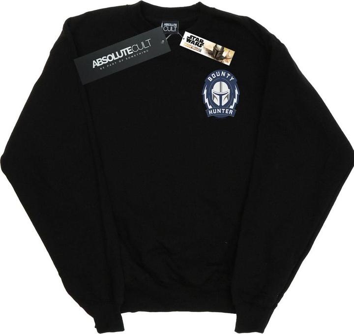 Star Wars The Mandalorian Bounty Hunter Badge Breast Print Sweatshirt
