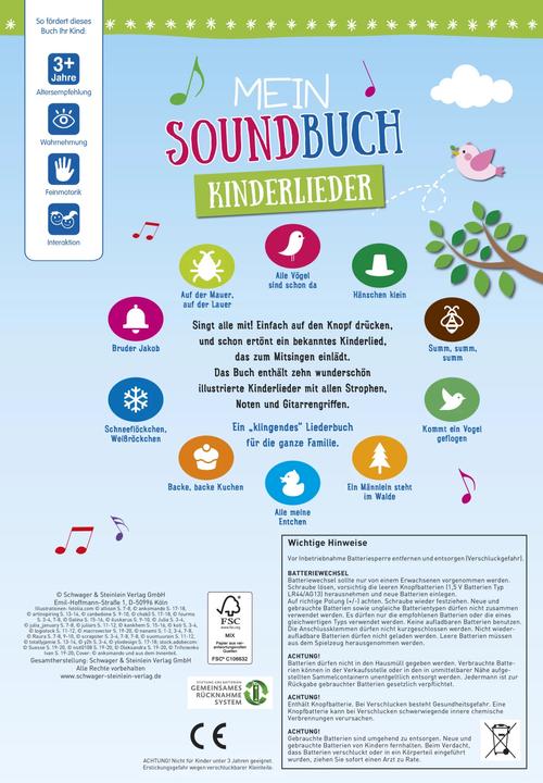 Produktbild Mein Soundbuch Kinderlieder (Deutsch, 2020)