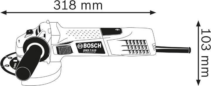 Produktbild Bosch Professional Gws 7-115 (115 mm)