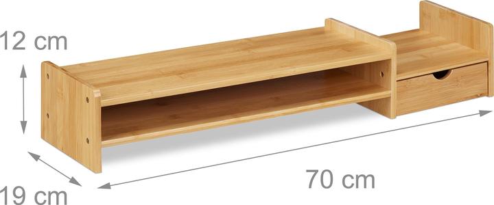 Image du produit Relaxdays Bamboo Screen Stand