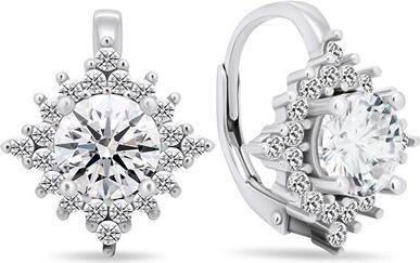 Produktbild Brilio Silver - Breathtaking silver earrings with clear zircons EA405W