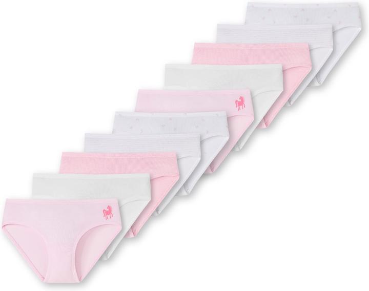 Produktbild Schiesser 10er Pack 95/5 Kids Girls Organic Cotton Slips (92, 10er Pack)