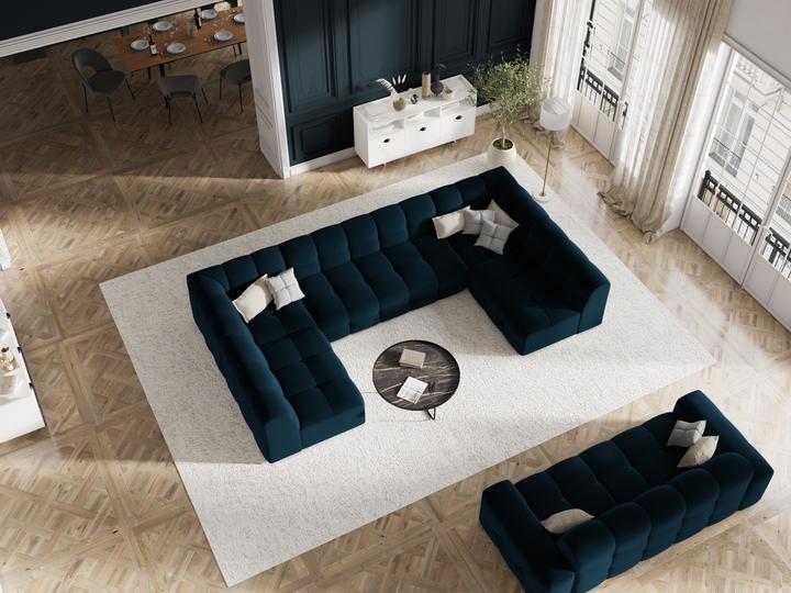Image du produit Micadoni Canapé Velours, "Kendal", 3 Places, 222x103x79Fabriqué en Europe (2 places, 3 places, 4 places)