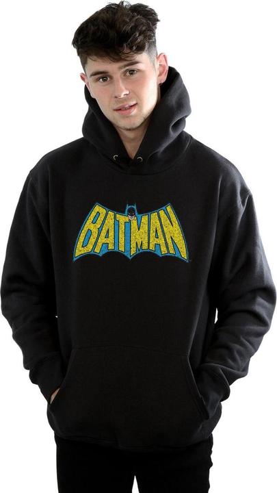Immagine prodotto Batman Crackle Logo Felpa con Cappuccio Uomo (L)