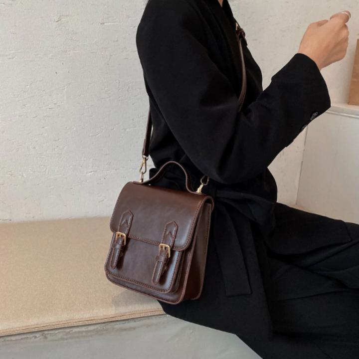 Immagine prodotto Only-Bags.Store Zaino in pelle vegana, zaino a 3 vie, borsa a tracolla, borsa in pelle vegana, borsa vegana